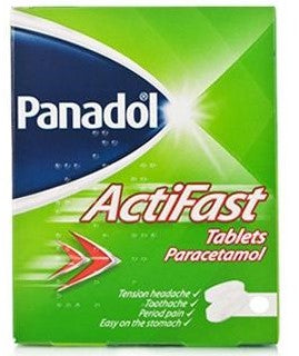 Actifast 500mg Paracetamol 12 Soluble Tablets