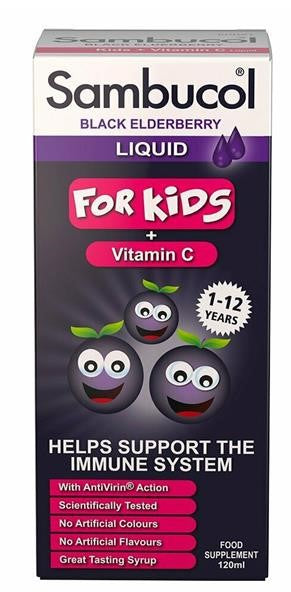 Black Elderberry liquid for Kids 120ml