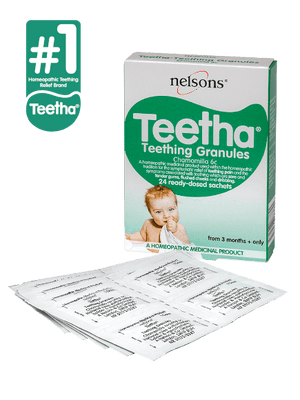 Teetha Teething Granules Homepathic 24 Sachets