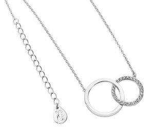 Sterling Silver Interlocking Circles Pendant