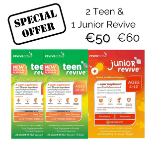 1 Teen Revive & 2 Junior Revive 20 pack