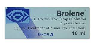 Brolene eye drops