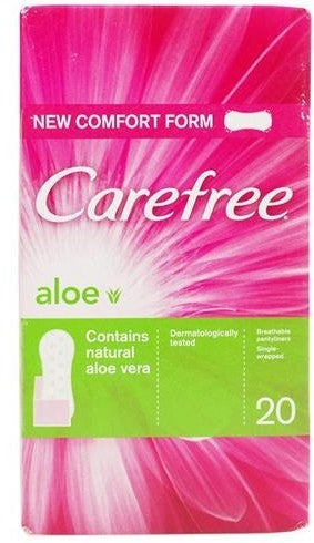 Cotton Aloe Vera 20 Individual Wrapped Pantyliners