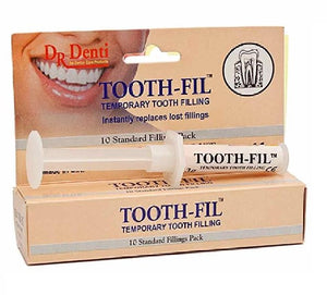 Dr Denti Tooth Fil Temporary Tooth Filling 10 Pack