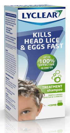 Headlice treatment shampoo 200ml & comb