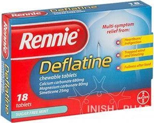 Deflatine Sugar Free Mint 18 Chewable Tablets