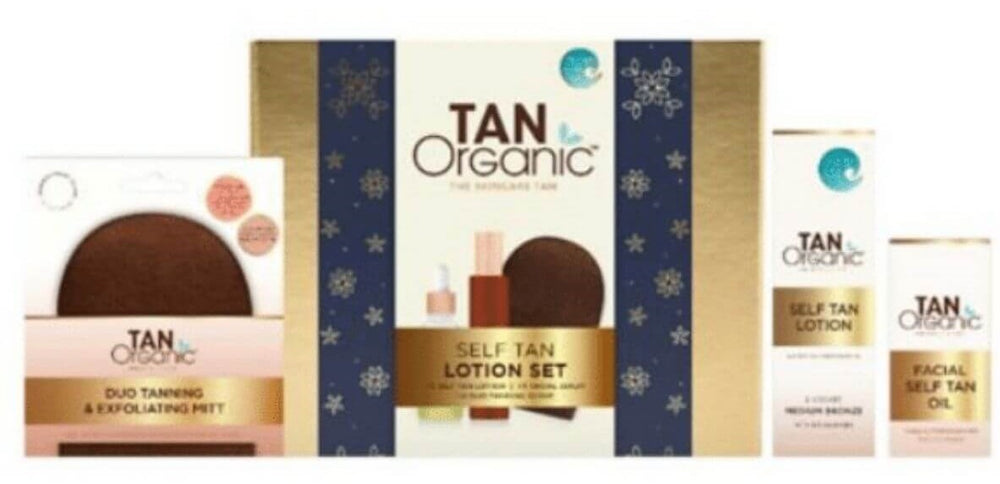 tan organic gift set