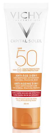 Capital Soleil Anti-Ageing 3-in-1 SPF 50 50ml