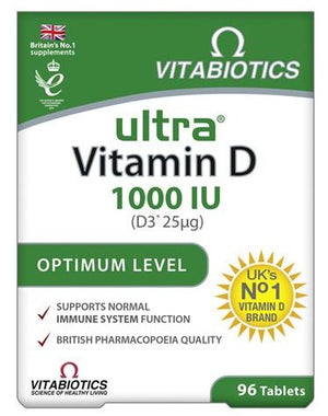 Aherns Pharmacy Vitabiotics Ultra Vitamin D 1000 IU