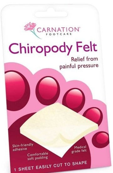 carnation foot care chiropody felt