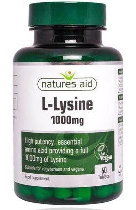 
                
                    Load image into Gallery viewer, L-lysine 1000mg 60 tablets
                
            
