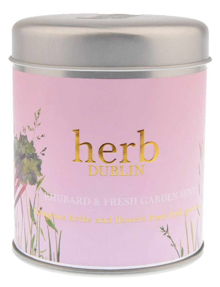 Rhubarb & Fresh Garden Mint Candle 180g