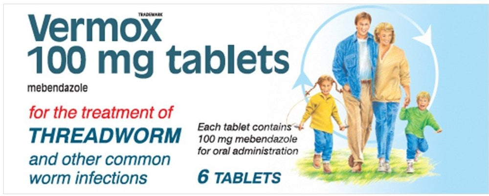Threadworm & common worm Infections 6 tablets