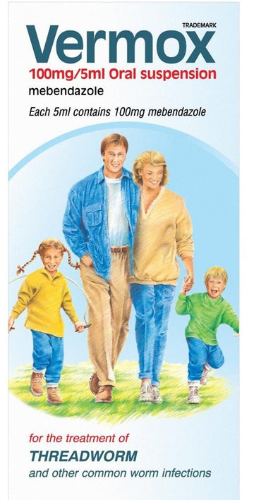 Threadworm & common worm Infections oral suspension 30ml