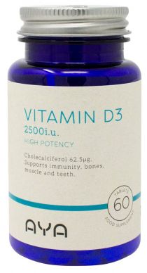 Vitamin D3 2500iu 60 tablets