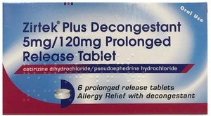 Decongestant 6 prolonged release tablets